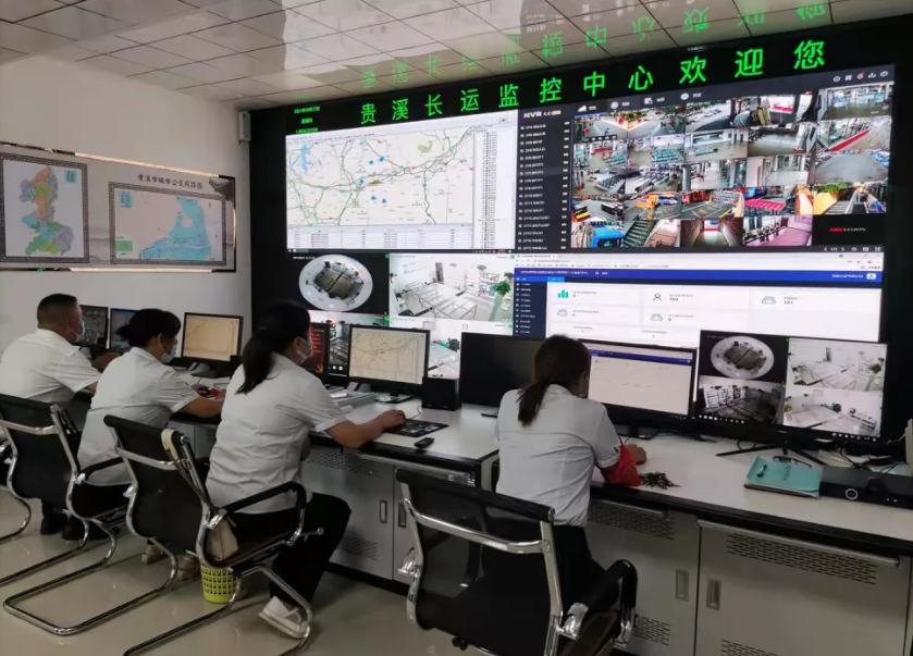 鷹潭長運(yùn)：貴溪公司監(jiān)控中心、候車大廳全彩LED顯示屏正式投入使用